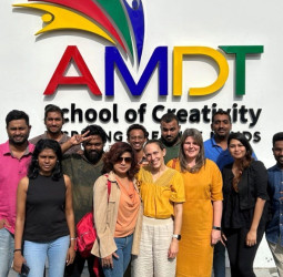 Falmouth University, UK's No. 1 Arts University, Strengthens Global Partnerships through Inspiring Visit to AMDT School of Creativity